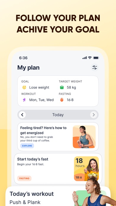 Fitself: Fitness and Fasting Screenshot