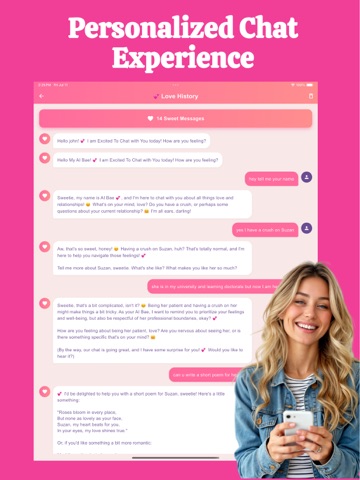 AI Bae - AI Chat Friend iPad screenshot