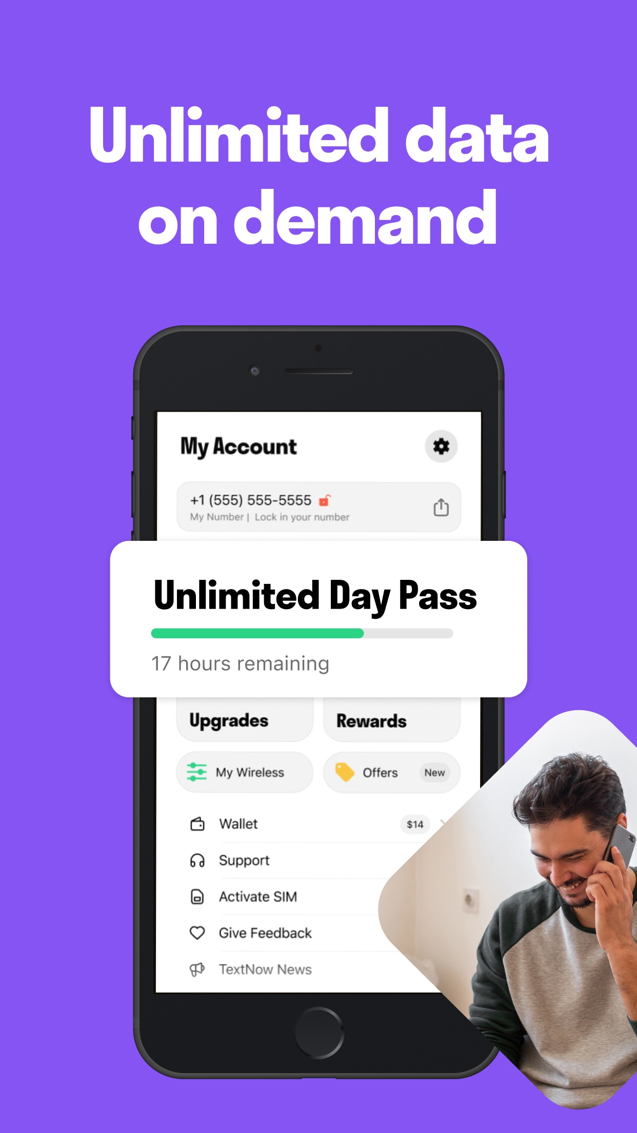 TextNow: Call + Text Unlimited screenshot 5