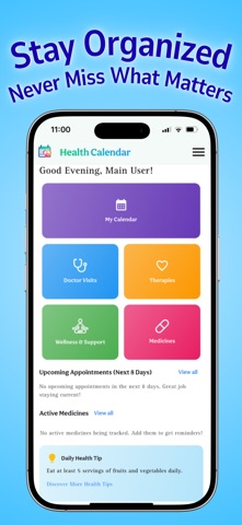 Health Calendar screenshot