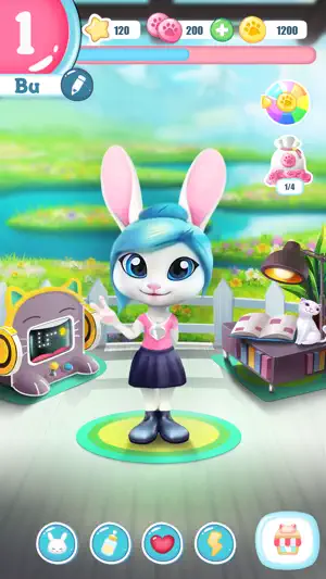 Bu my Bunny virtual pets care screenshot 5