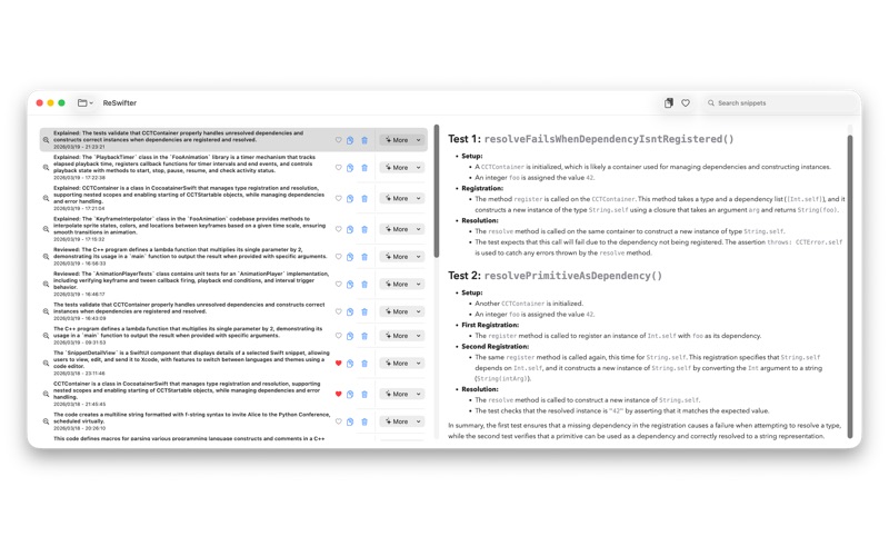 Reswifter for Xcode screenshot