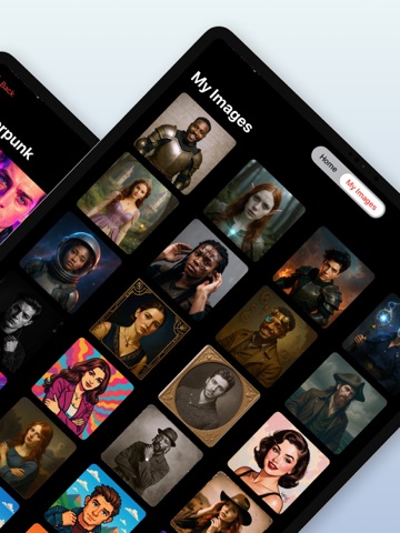 AI Avatar Generator - ArtifyMe iPad screenshot