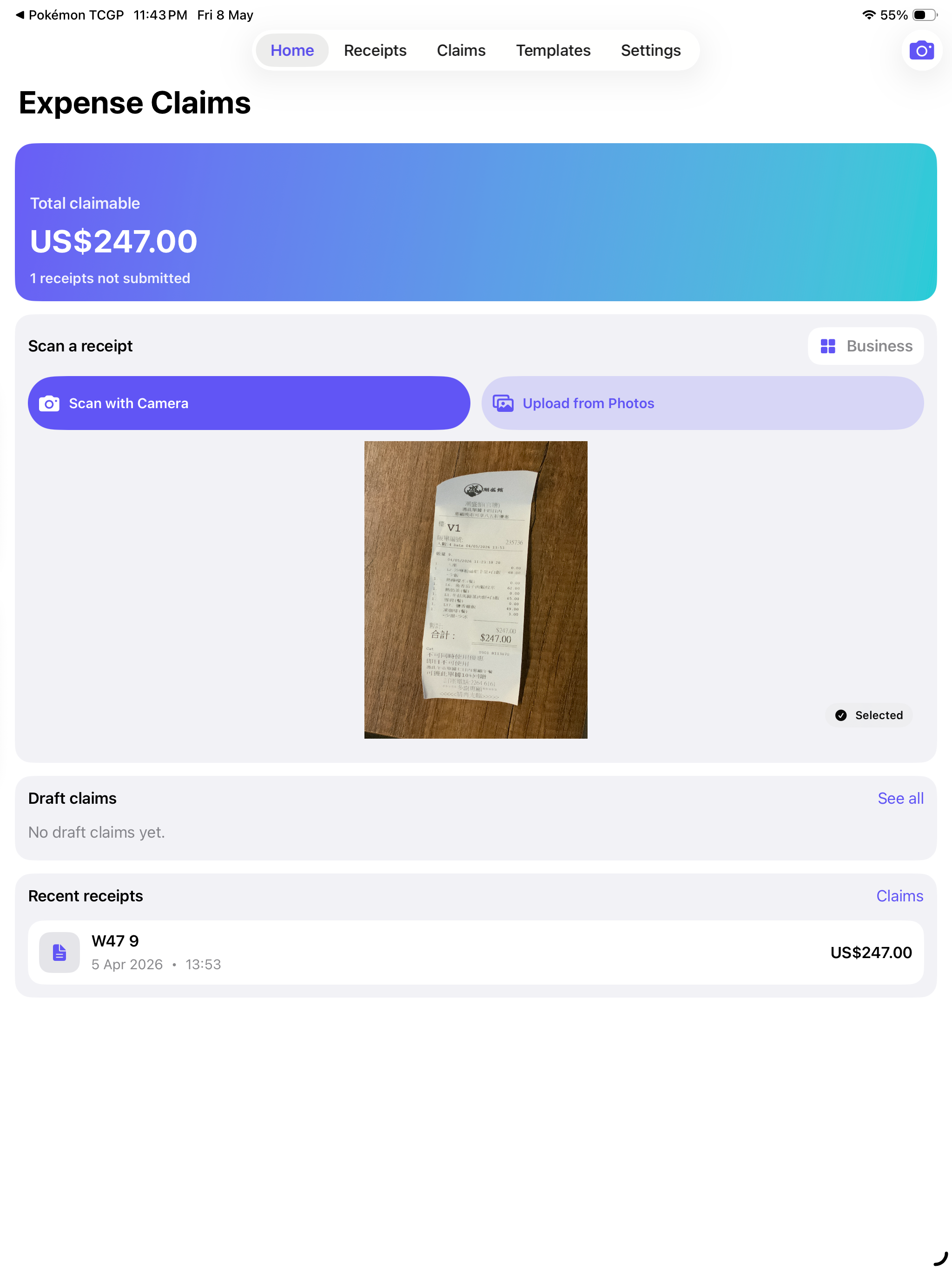 Expense Claimer