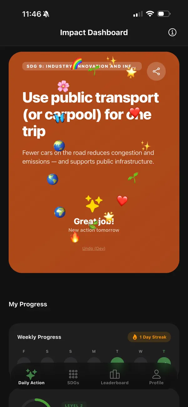 Screenshot #3 pour Daily Impact