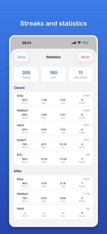Sudoku: Killer, Classic, Daily iPhone screenshot