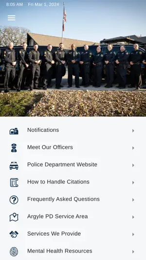 Argyle PD Connect screenshot 1