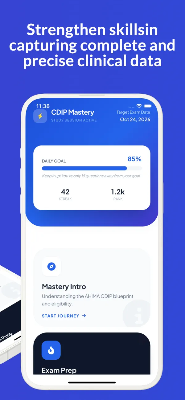 Screenshot #2 pour AHIMA CDIP Exam Prep