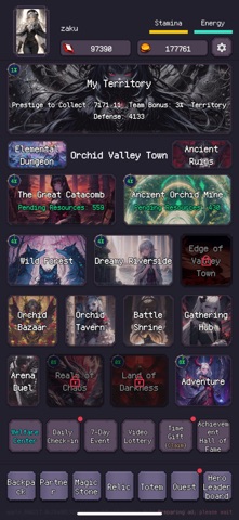 Spiritbone: Idle Necromancer iPhone screenshot