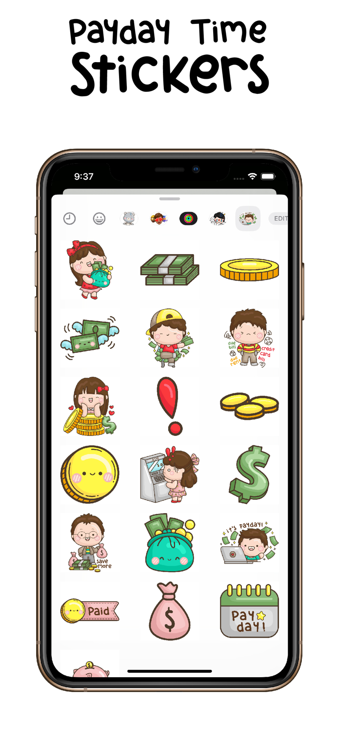 Payday Time stickers