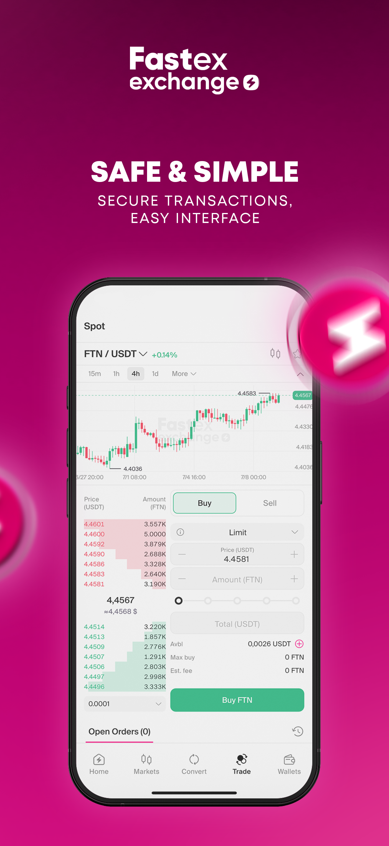 Fastex: Buy Bitcoin & Crypto