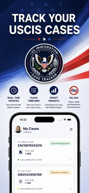 Case Tracker for USCIS Updates screenshot 1