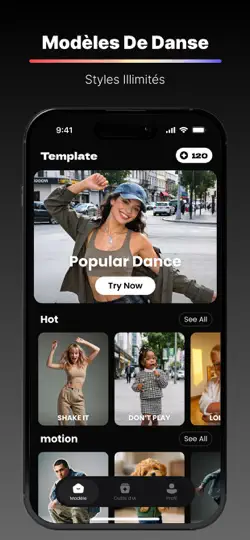 Capture d'écran de Photo Dance: Danse Vidéo IA sur iPhone 5