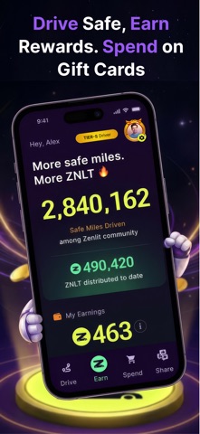 Zenlit: Drive, Earn and Save iPhone screenshot