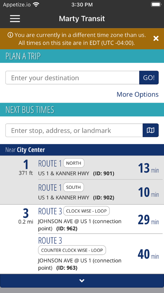#1. Marty Transit (iOS) 由: Martin County Board of County Commissioners