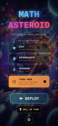 Math Asteroid - Mental Math screenshot