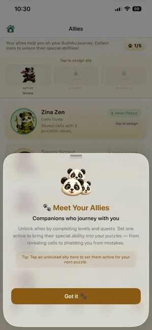 Bearly Sudoku screenshot 3