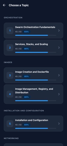 Docker DCA Exam Prep screenshot