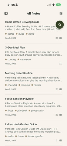 Truffle Journal Screenshot 1 of 6
