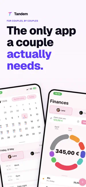 Tandem: Couples Organizer screenshot 1