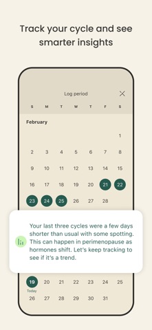 Kyha: Symptom & Cycle Tracker Screenshot 4 of 4