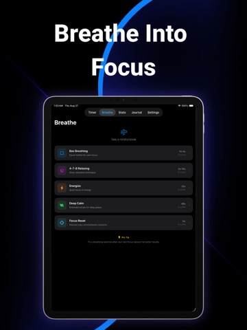 Focus To-Do - Pomodoro Tasks iPad screenshot