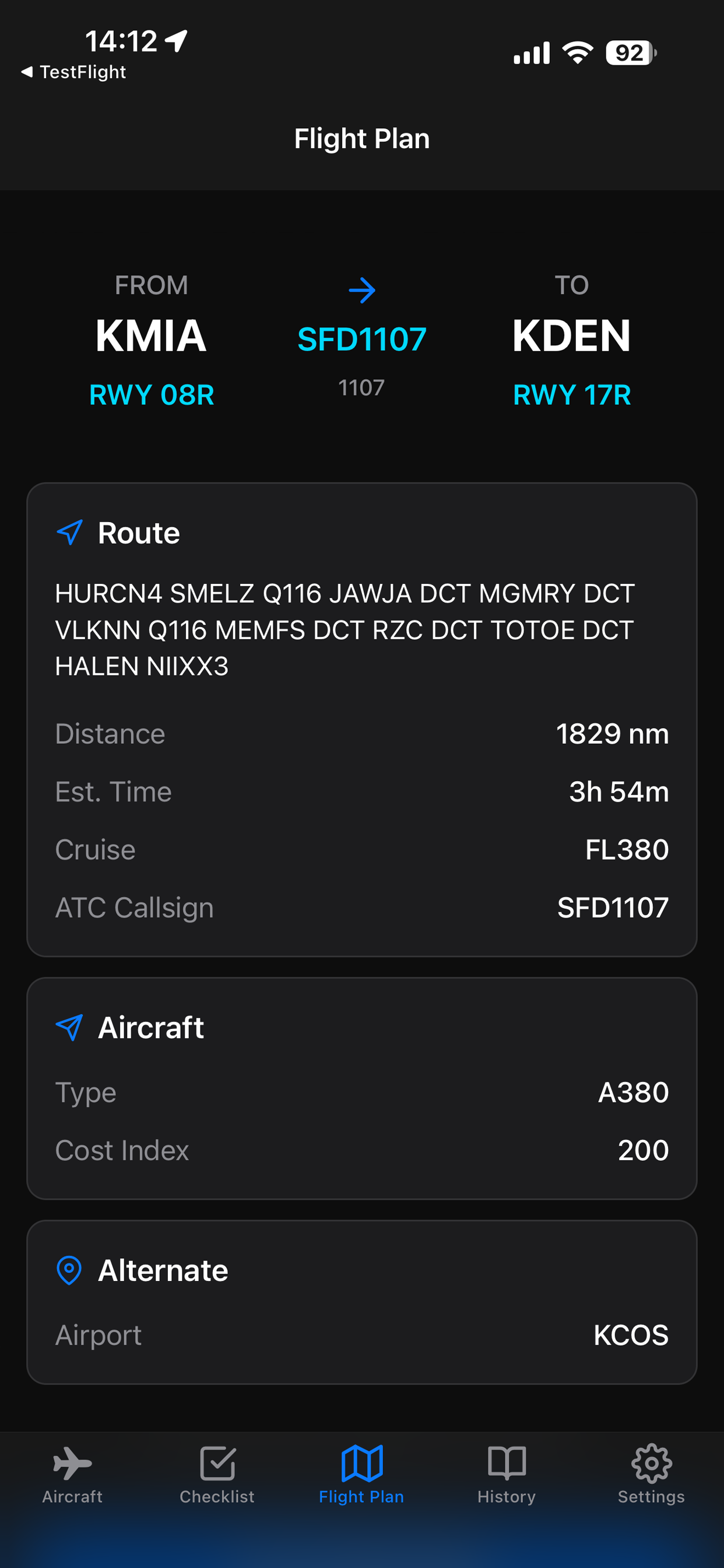 Flightsim Checklists screenshot 2
