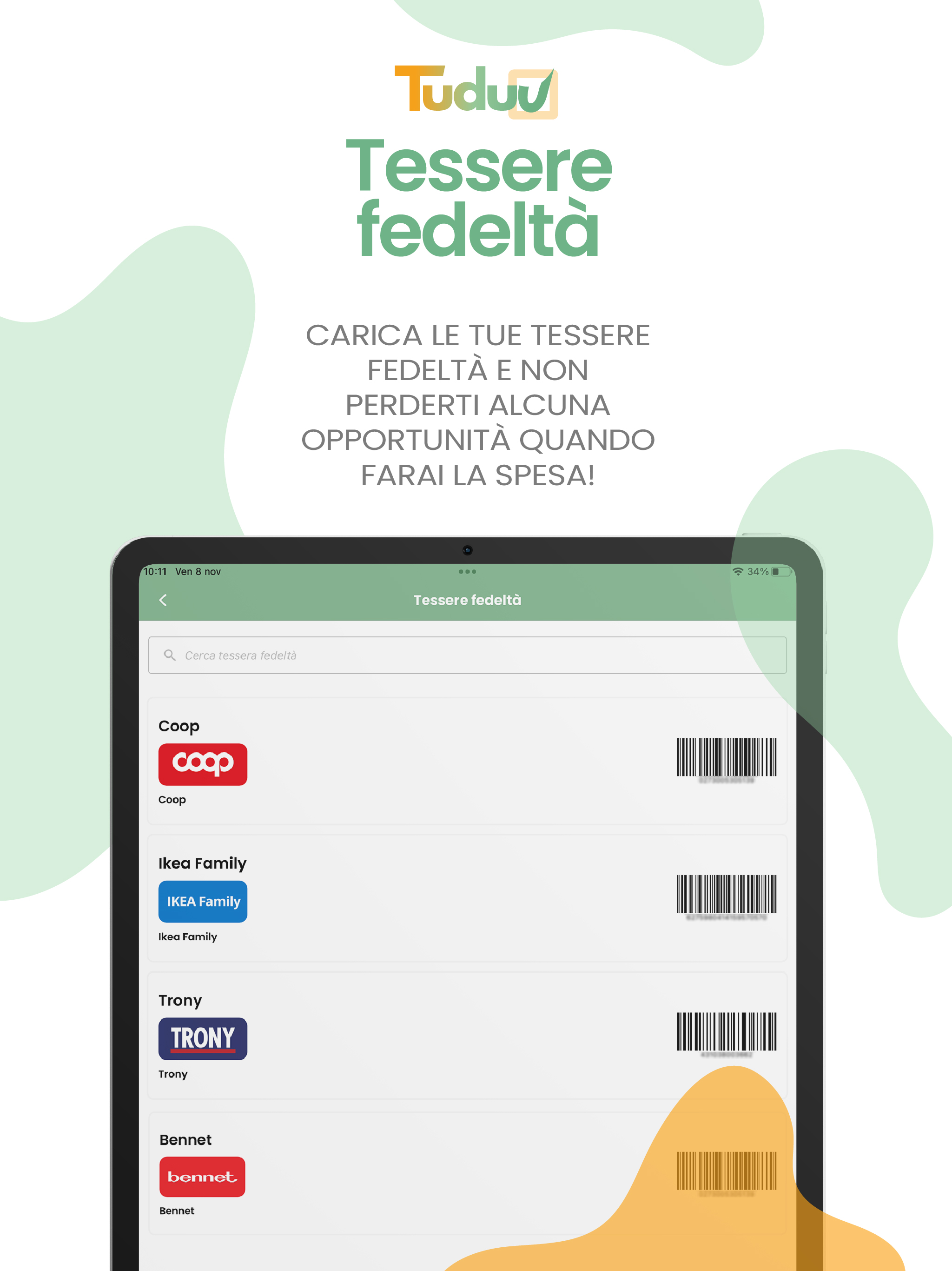 Tuduu: piani alimentari
