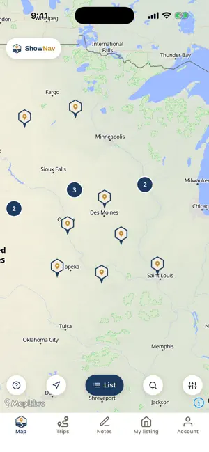 ShowNav: Livestock Sale Map screenshot 2