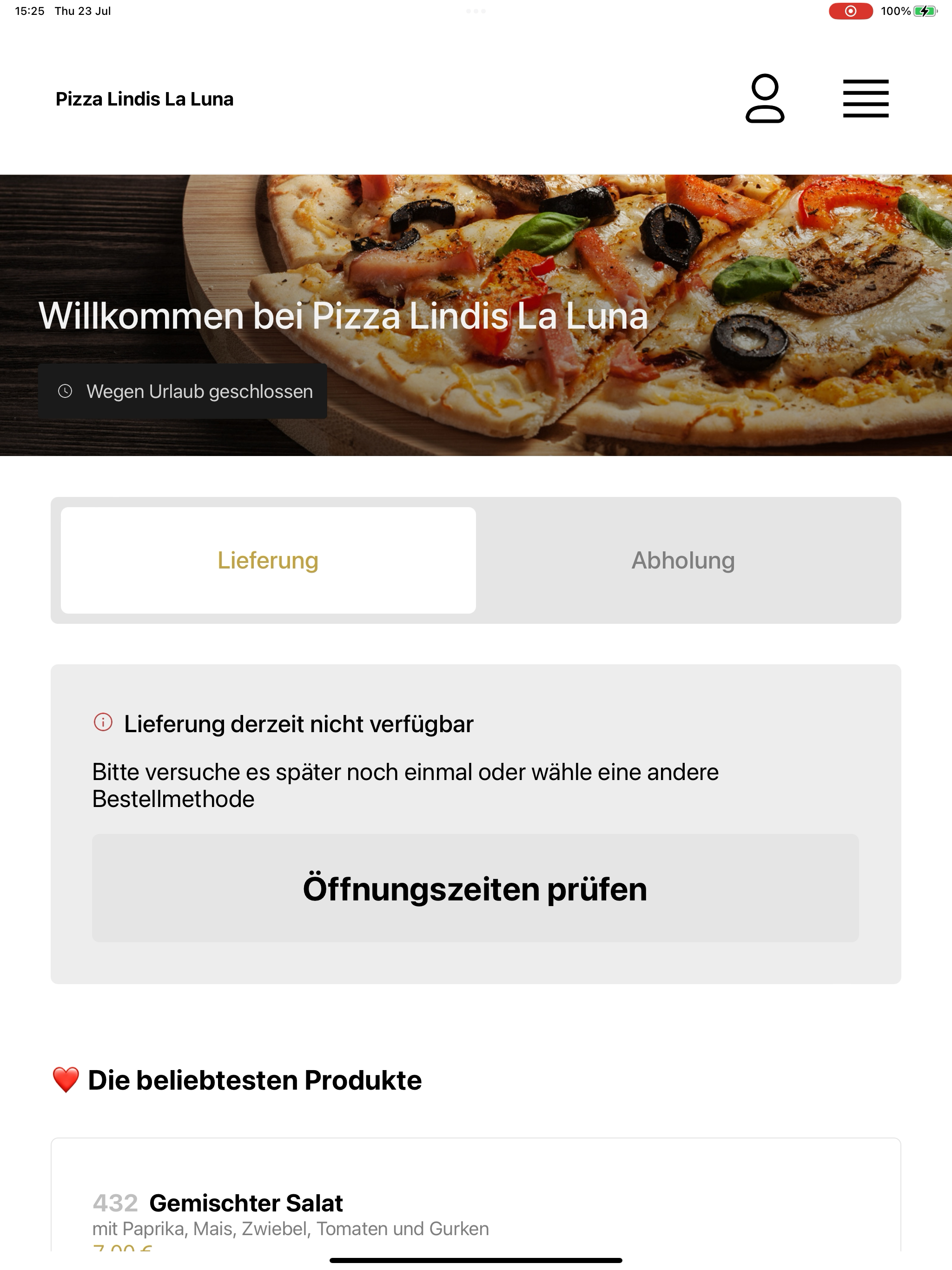 Pizza Lindis La Luna screenshot 14