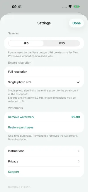 CardStitch: TCG Photo Joiner screenshot 3