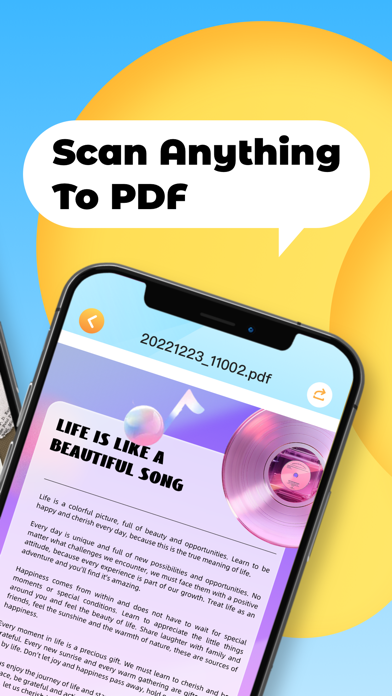 Screenshot #3 pour Flat PDF Scan-PDF Creator