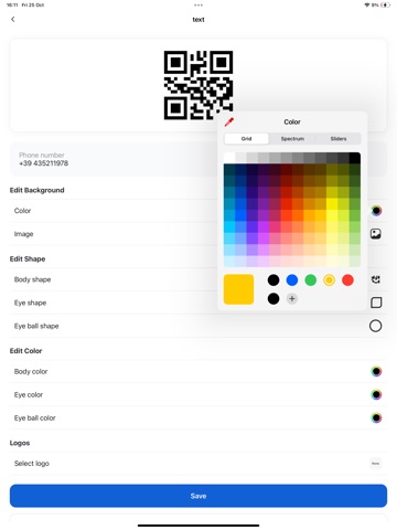 Tag: Barcode & QR code Scanner iPad screenshot