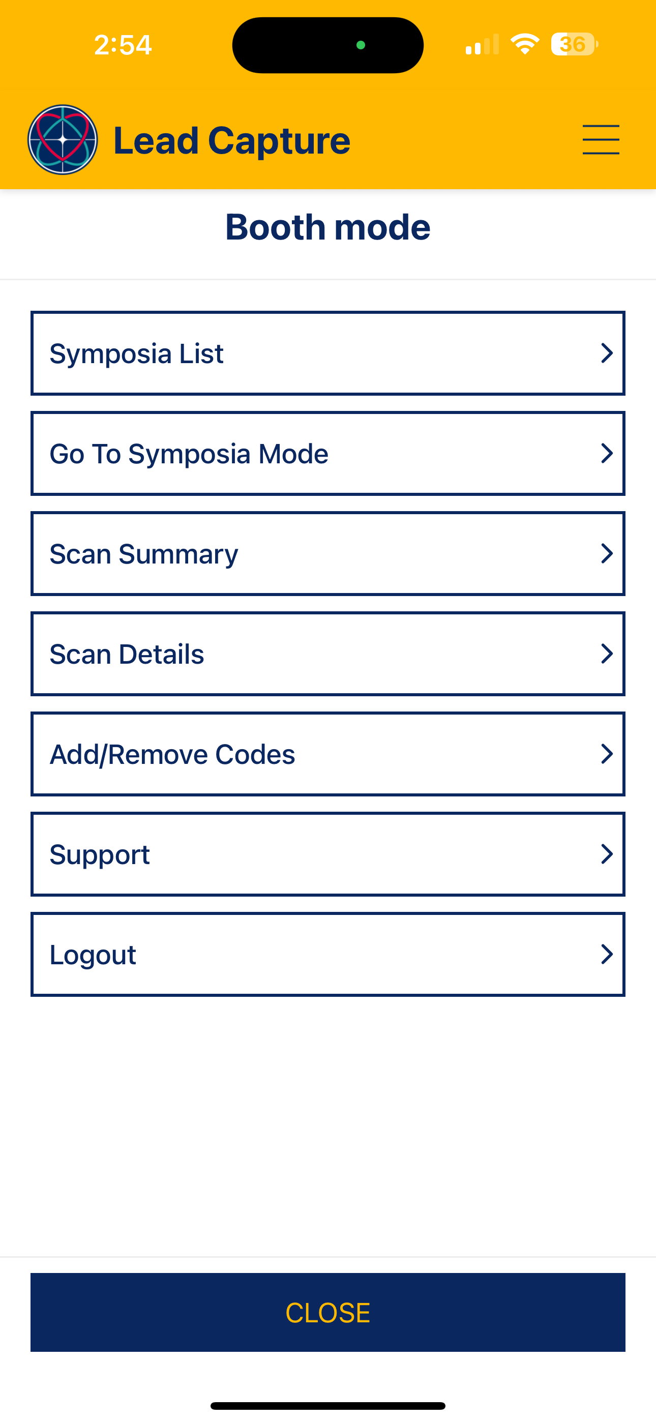 EACTS Lead Capture screenshot 3