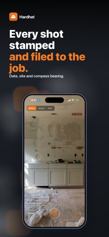Hardhat: Job Site Photos iPhone screenshot