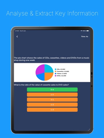 UCAT iPad screenshot