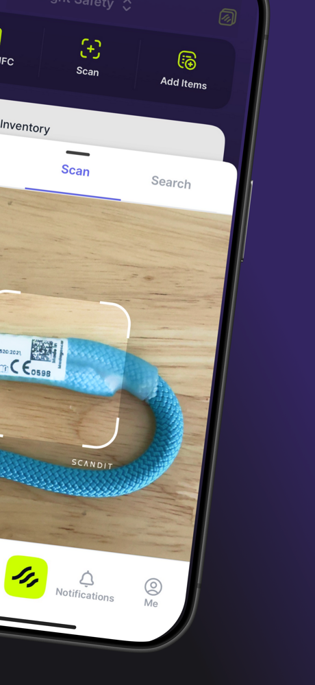 Scannable Safety Equipment App screenshot 2