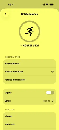 Captura de pantalla de Streaks en iPhone 8