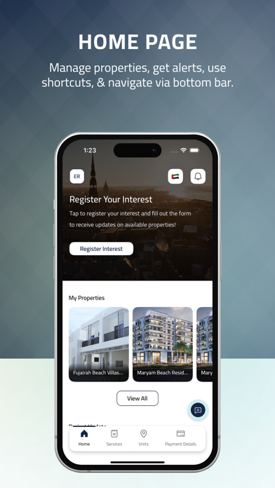 Eagle Hills - eServices Screenshot