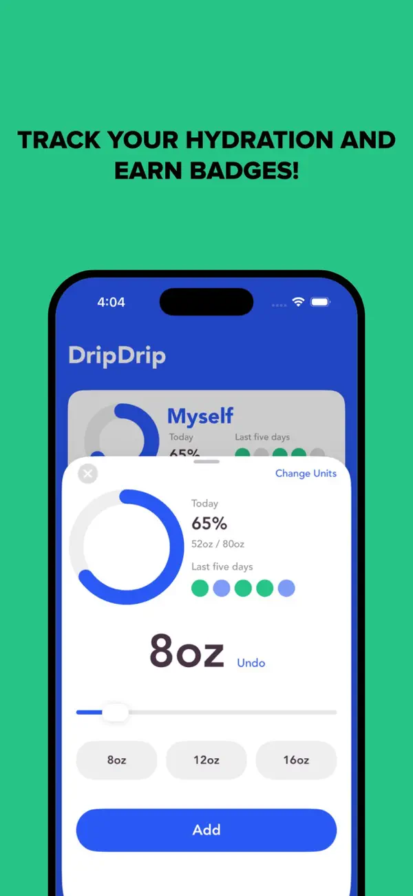 Screenshot #3 pour DripDrip - Social Hydration