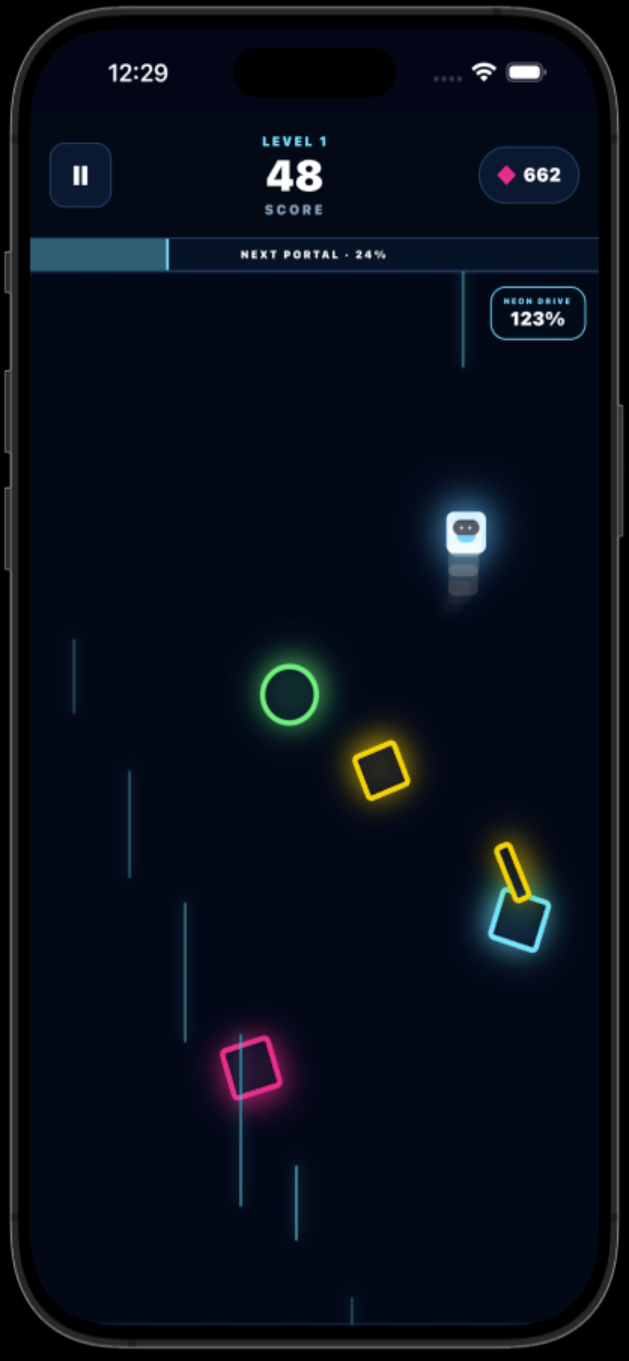 Swipe Escape: Neon Rush screenshot 6