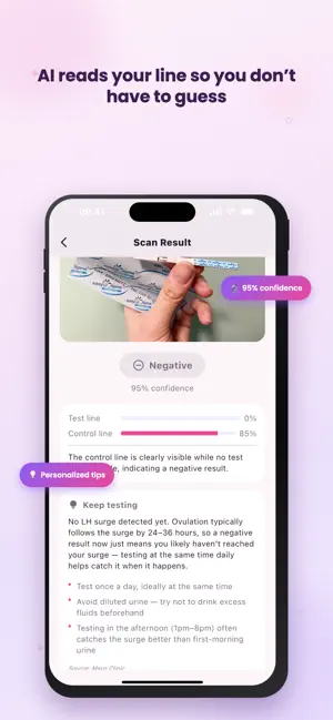 Ovulation Tracker: LH Test AI screenshot 3