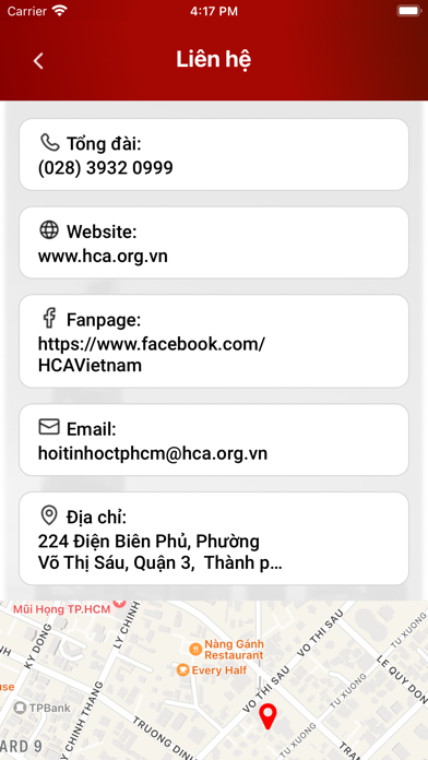 HCA Member Screenshot