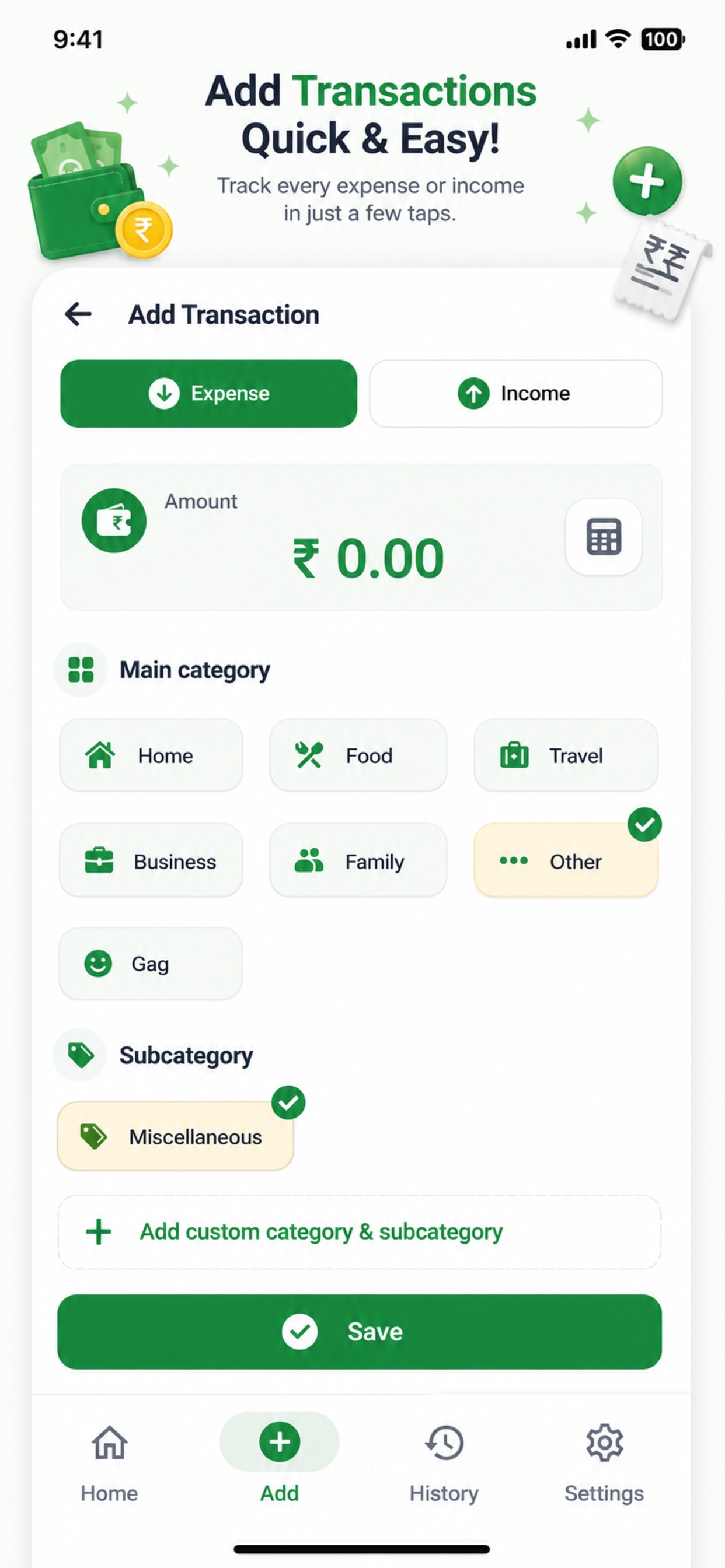 Expense Tracker: ExpenseBook screenshot 3
