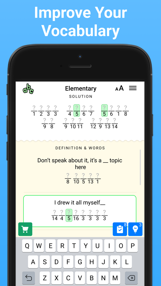 #8. Figgerits - Word Puzzle Games (iOS) 由: Hitapps Inc