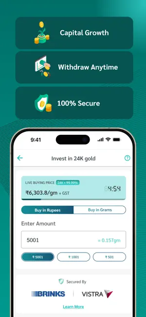 SafeGold – Digital Gold App screenshot 3