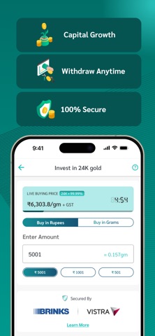 SafeGold – Digital Gold App screenshot