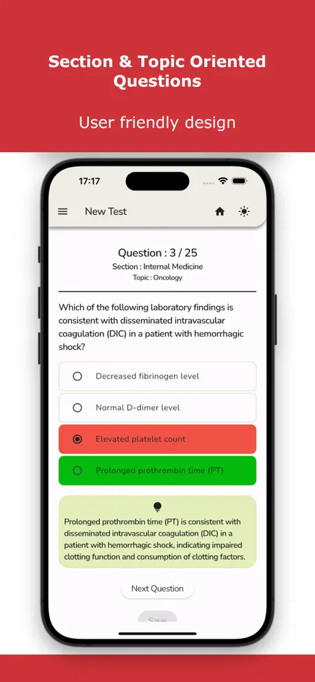Medical Residency Exam Test Screenshot 1