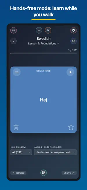 Swedish Flashcards with Audio screenshot 4