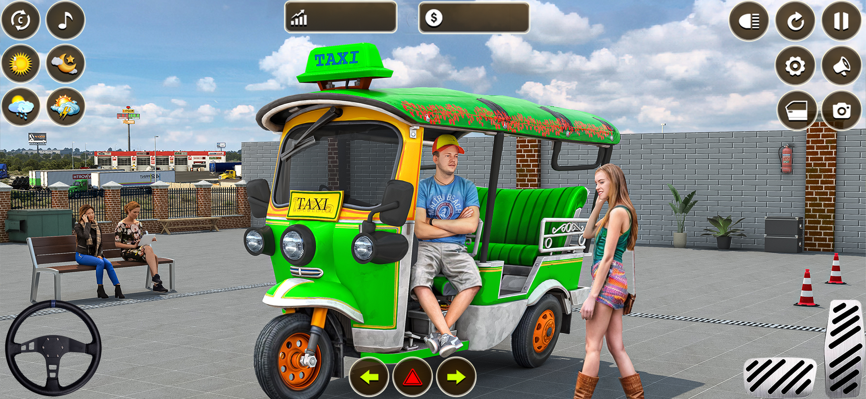 Real Tuk Tuk Rickshaw Game